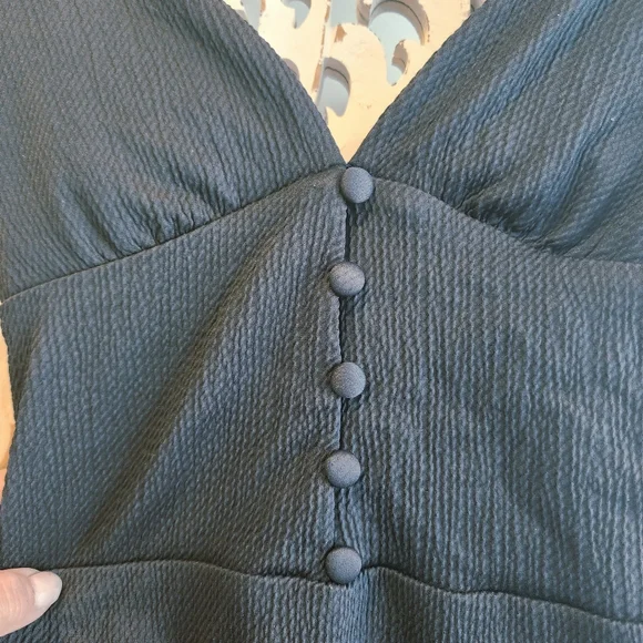 RED CARTER JUANITA BLACK BODYSUIT EUC WOMENS SIZE MEDIUM - Picture 7 of 12